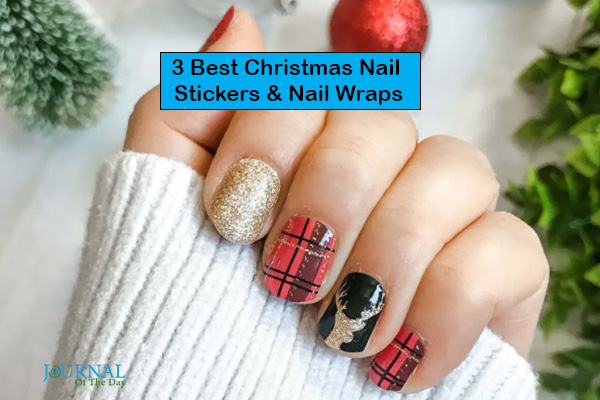 3 Best Christmas Nail Stickers & Nail Wraps