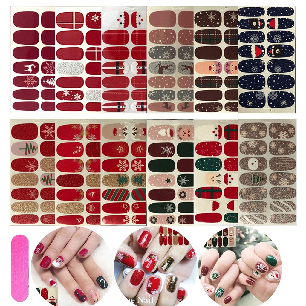 4 Best Christmas Nail Stickers & Nail Wraps 2023