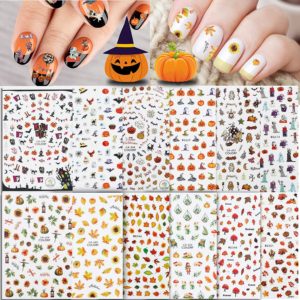 Whaline 1000+ Autumn & Halloween Nail Art Stickers